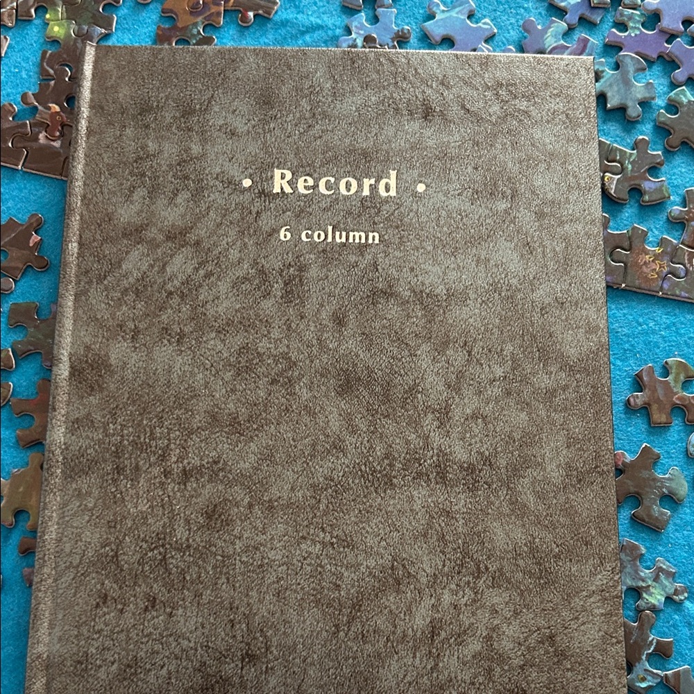 Staples Green Marble Record Book